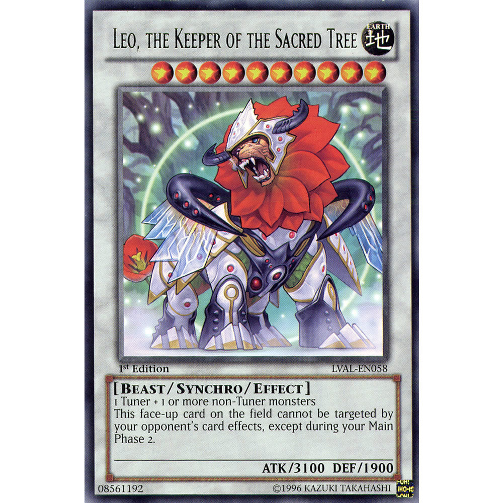 Leo, the Keeper of the Sacred Tree LVAL-EN058 Yu-Gi-Oh! Card from the Legacy of the Valiant Set