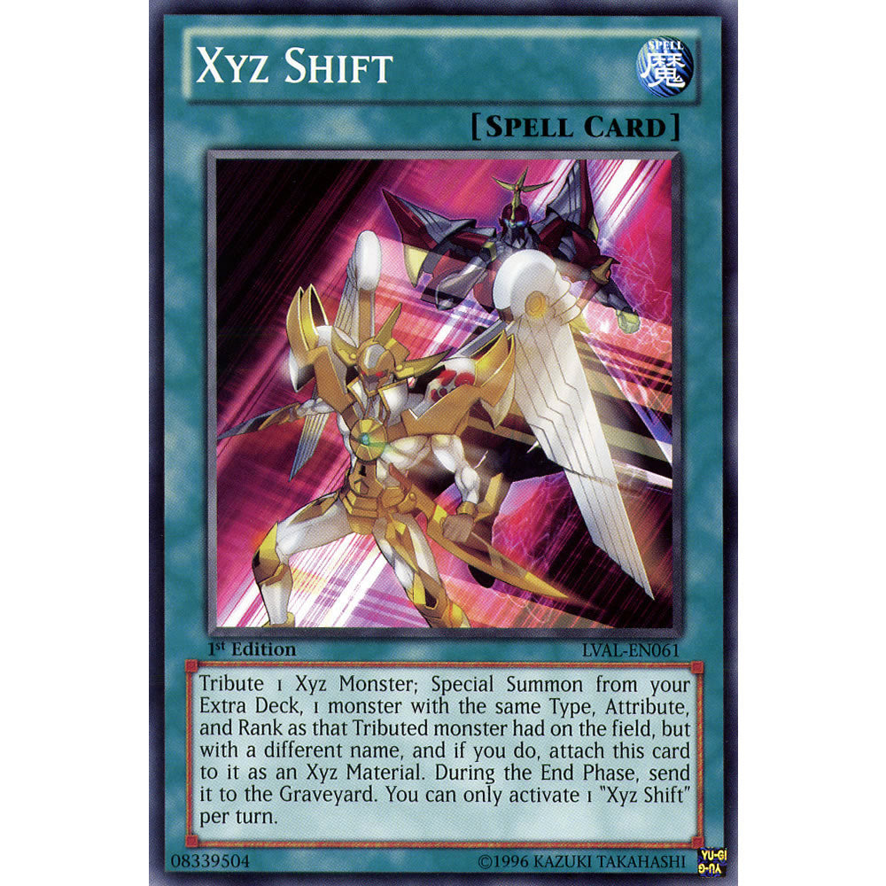 Xyz Shift LVAL-EN061 Yu-Gi-Oh! Card from the Legacy of the Valiant Set