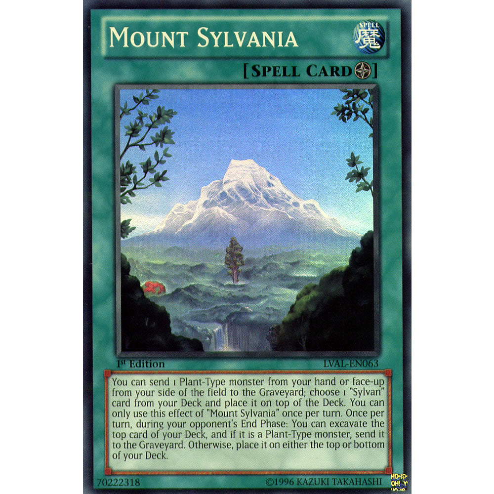 Mount Sylvania LVAL-EN063 Yu-Gi-Oh! Card from the Legacy of the Valiant Set