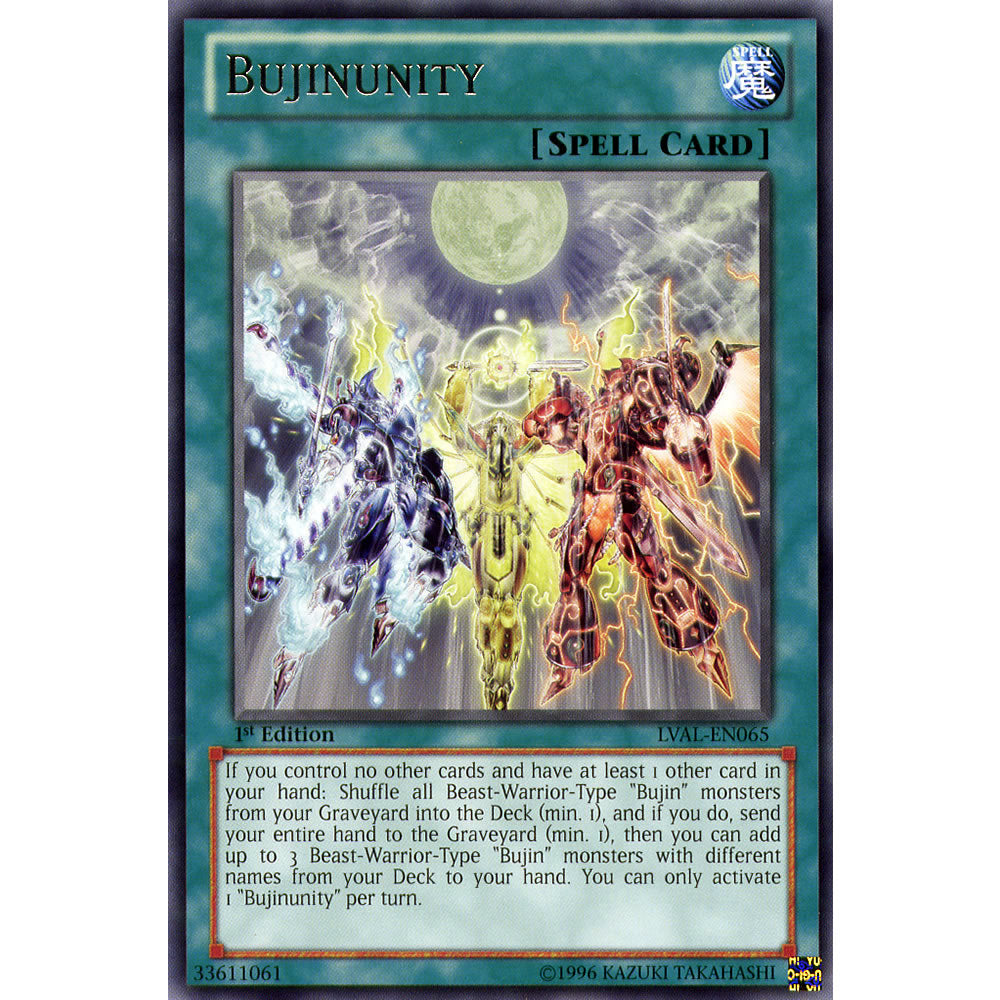 Bujinunity LVAL-EN065 Yu-Gi-Oh! Card from the Legacy of the Valiant Set