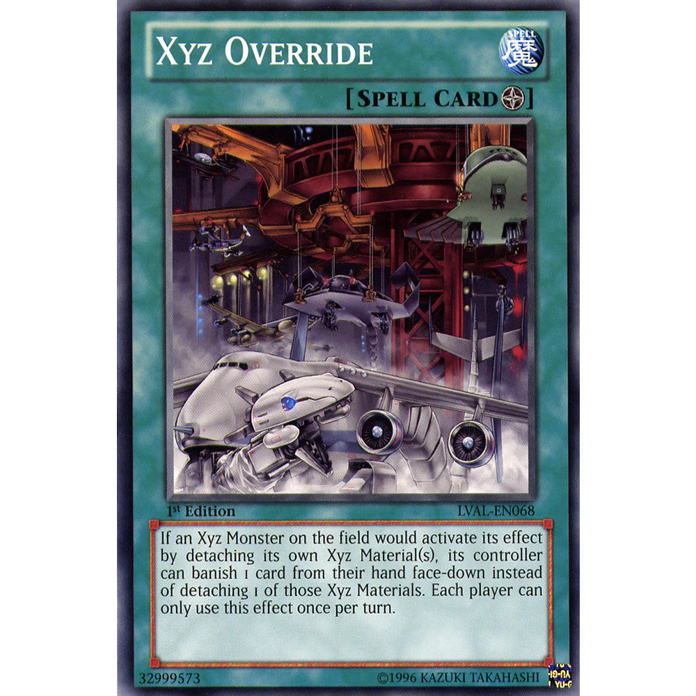 Xyz Override LVAL-EN068 Yu-Gi-Oh! Card from the Legacy of the Valiant Set