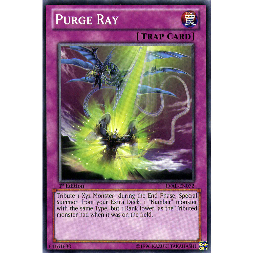 Purge Ray LVAL-EN072 Yu-Gi-Oh! Card from the Legacy of the Valiant Set