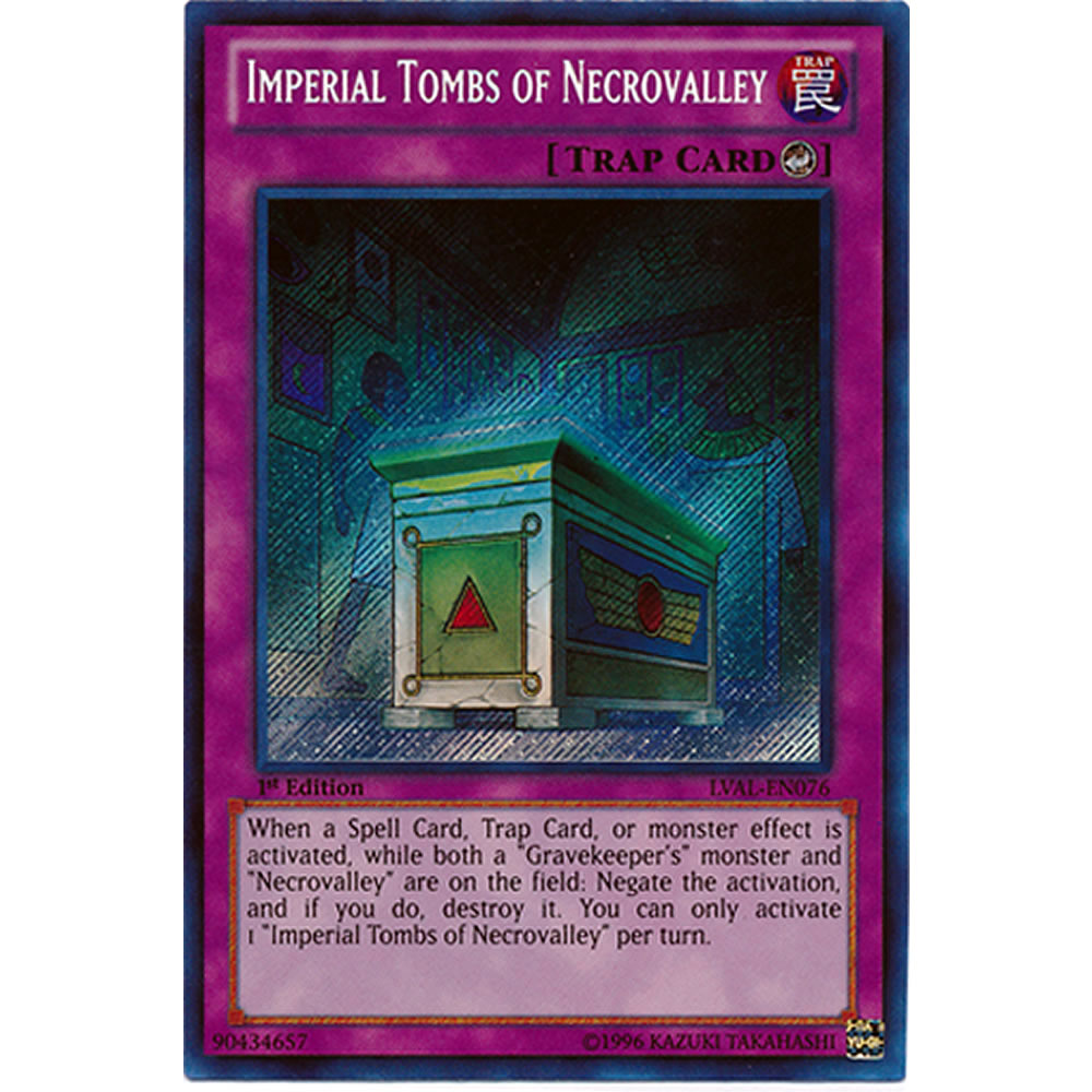Imperial Tombs of Necrovalley LVAL-EN076 Yu-Gi-Oh! Card from the Legacy of the Valiant Set