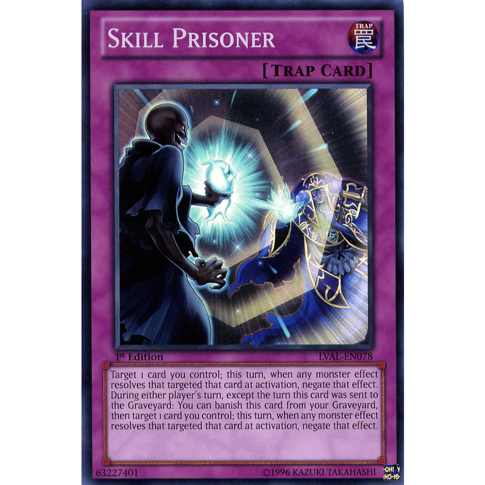 Skill Prisoner LVAL-EN078 Yu-Gi-Oh! Card from the Legacy of the Valiant Set