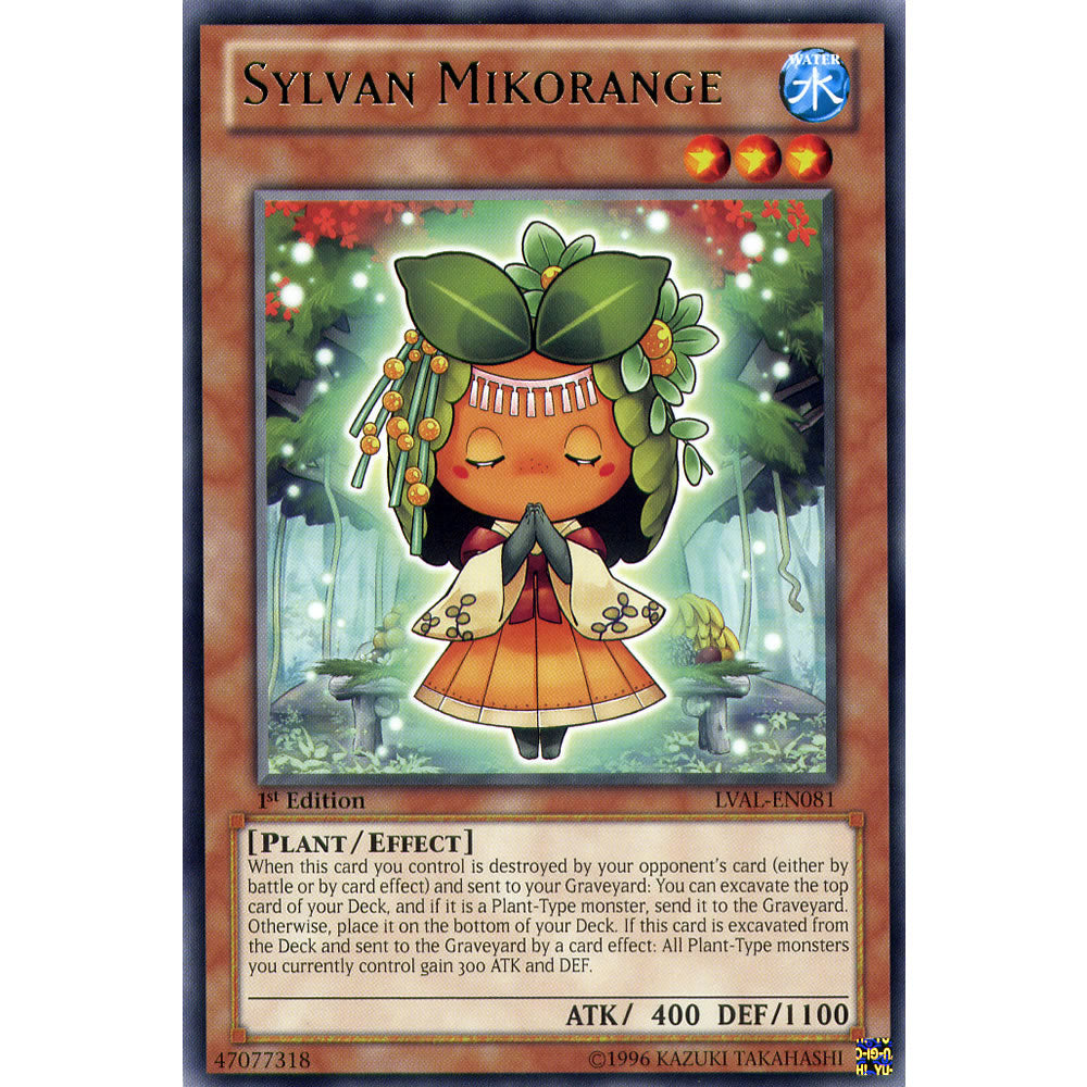 Sylvan Mikorange LVAL-EN081 Yu-Gi-Oh! Card from the Legacy of the Valiant Set