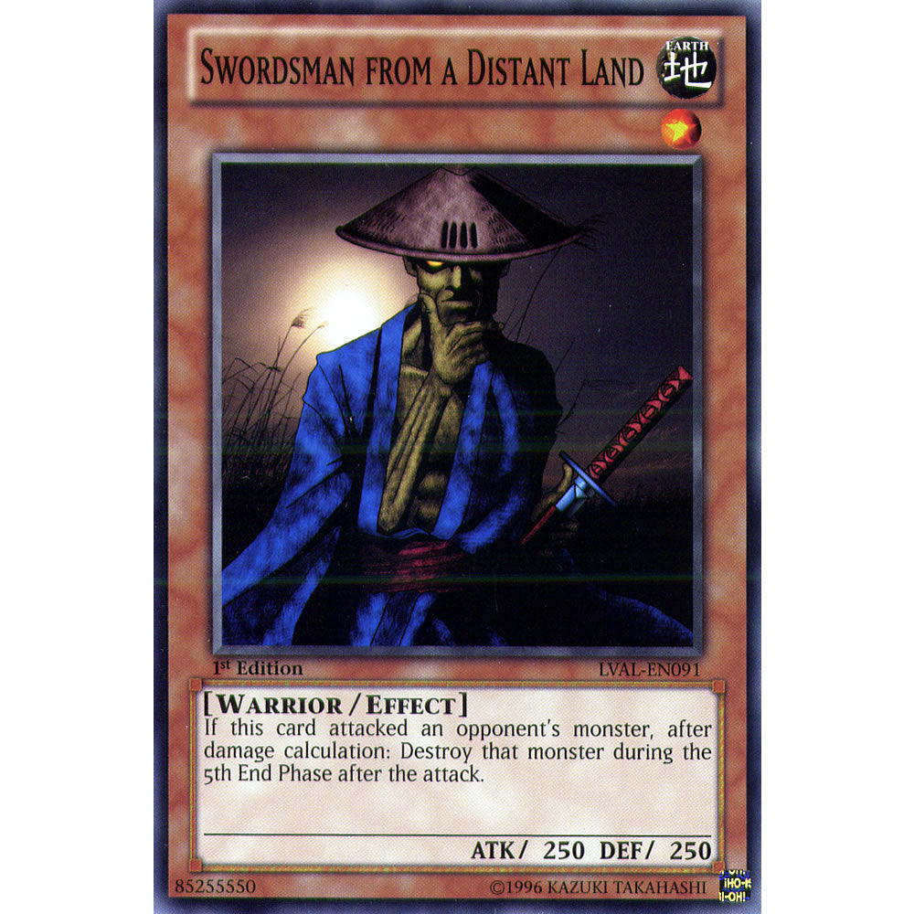 Swordsman from a Distant Land LVAL-EN091 Yu-Gi-Oh! Card from the Legacy of the Valiant Set
