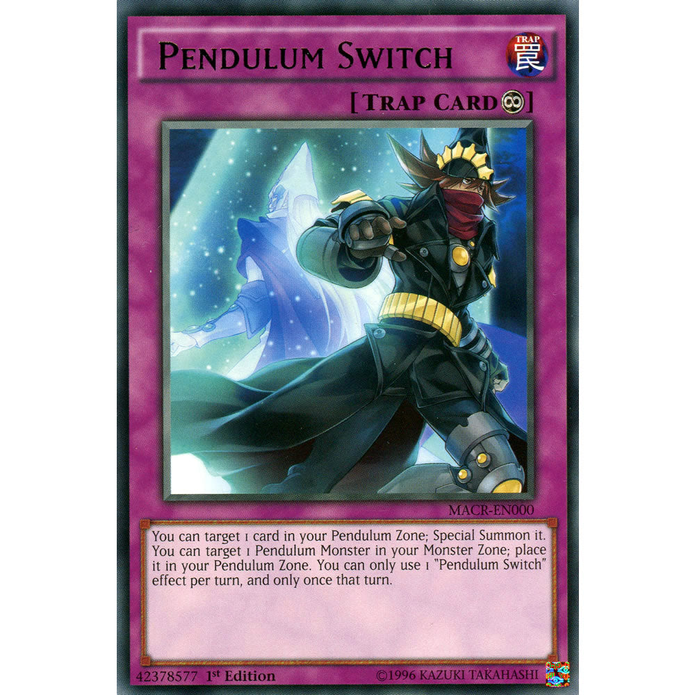 Pendulum Switch MACR-EN000 Yu-Gi-Oh! Card from the Maximum Crisis Set