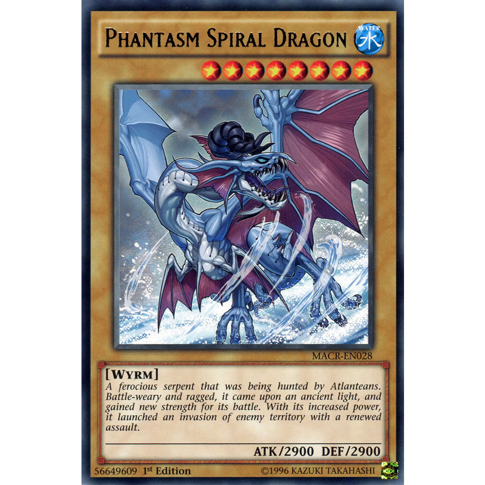 Phantasm Spiral Dragon MACR-EN028 Yu-Gi-Oh! Card from the Maximum Crisis Set