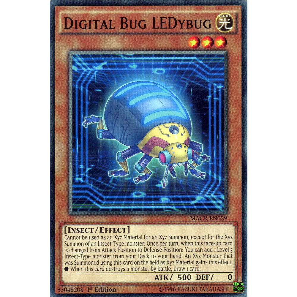 Digital Bug LEDybug MACR-EN029 Yu-Gi-Oh! Card from the Maximum Crisis Set