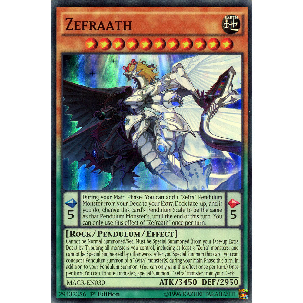 Zefraath MACR-EN030 Yu-Gi-Oh! Card from the Maximum Crisis Set