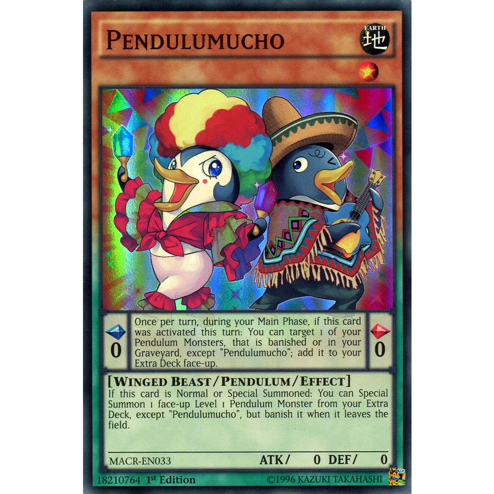Pendulumucho MACR-EN033 Yu-Gi-Oh! Card from the Maximum Crisis Set