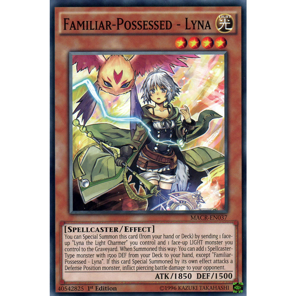 Familiar-Possessed - Lyna MACR-EN037 Yu-Gi-Oh! Card from the Maximum Crisis Set