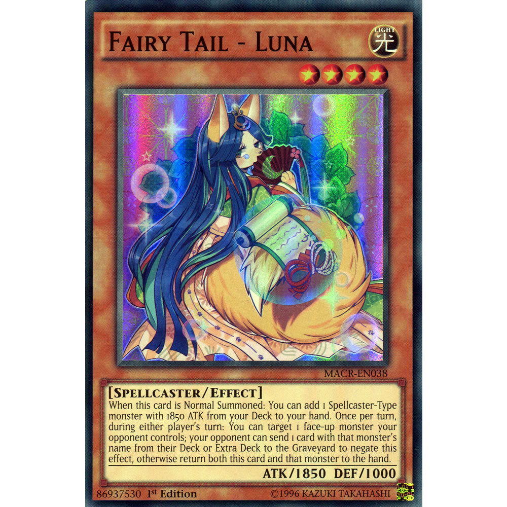 Fairy Tail - Luna MACR-EN038 Yu-Gi-Oh! Card from the Maximum Crisis Set