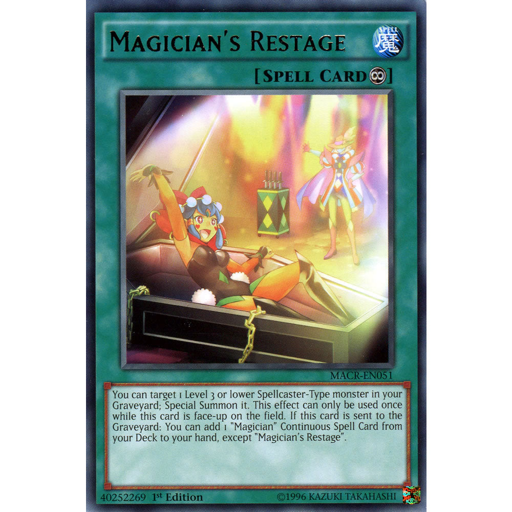Magician's Restage MACR-EN051 Yu-Gi-Oh! Card from the Maximum Crisis Set