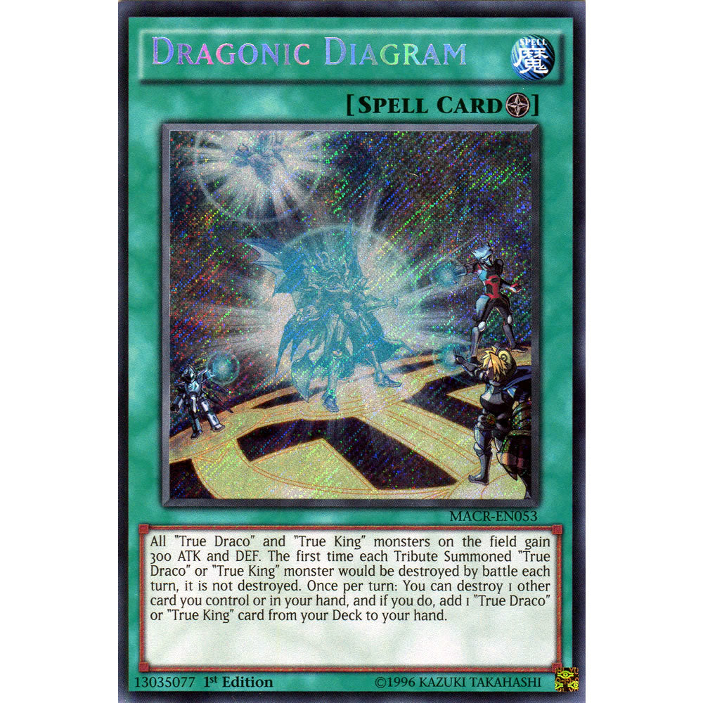 Dragonic Diagram MACR-EN053 Yu-Gi-Oh! Card from the Maximum Crisis Set