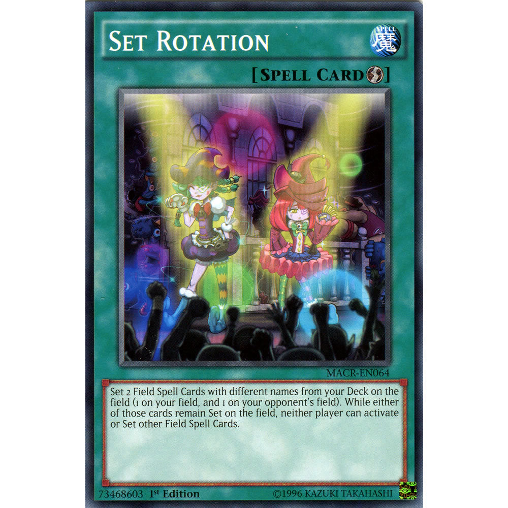 Set Rotation MACR-EN064 Yu-Gi-Oh! Card from the Maximum Crisis Set