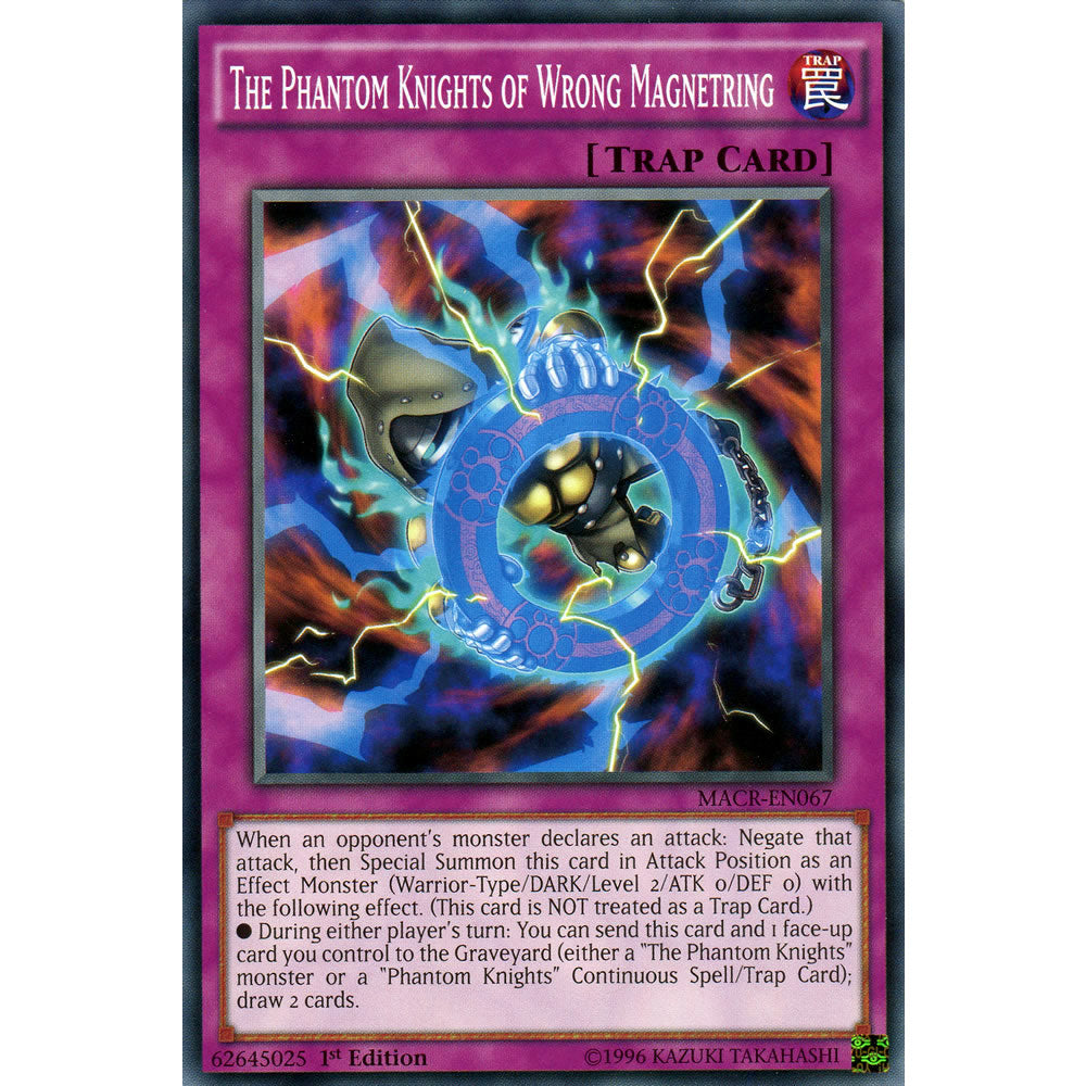 The Phantom Knights of Wrong Magnetring MACR-EN067 Yu-Gi-Oh! Card from the Maximum Crisis Set