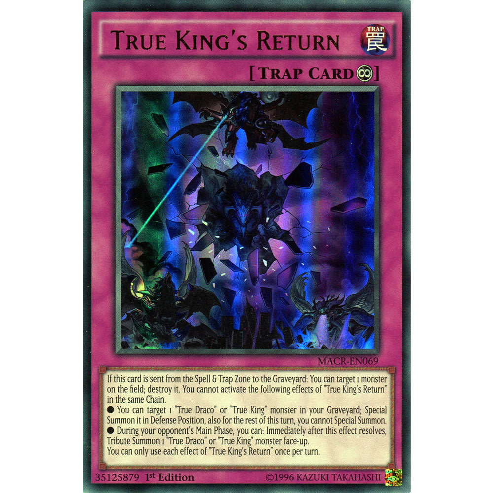 True King's Return MACR-EN069 Yu-Gi-Oh! Card from the Maximum Crisis Set