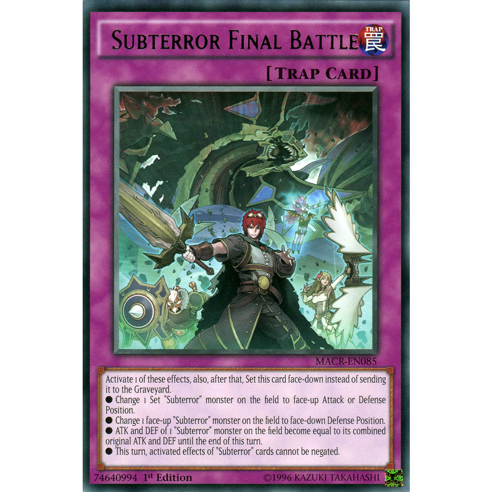 Subterror Final Battle MACR-EN085 Yu-Gi-Oh! Card from the Maximum Crisis Set