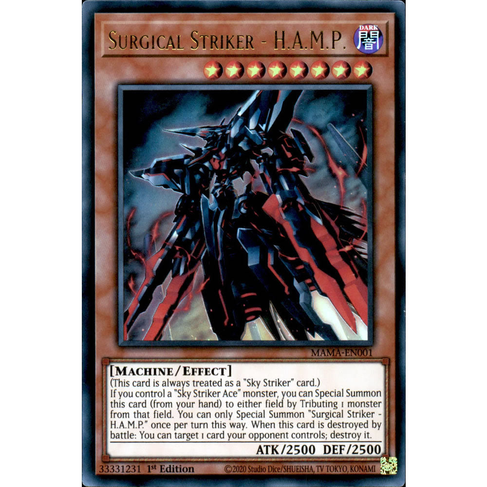 Surgical Striker - H.A.M.P. MAMA-EN001 Yu-Gi-Oh! Card from the Magnificent Mavens Set