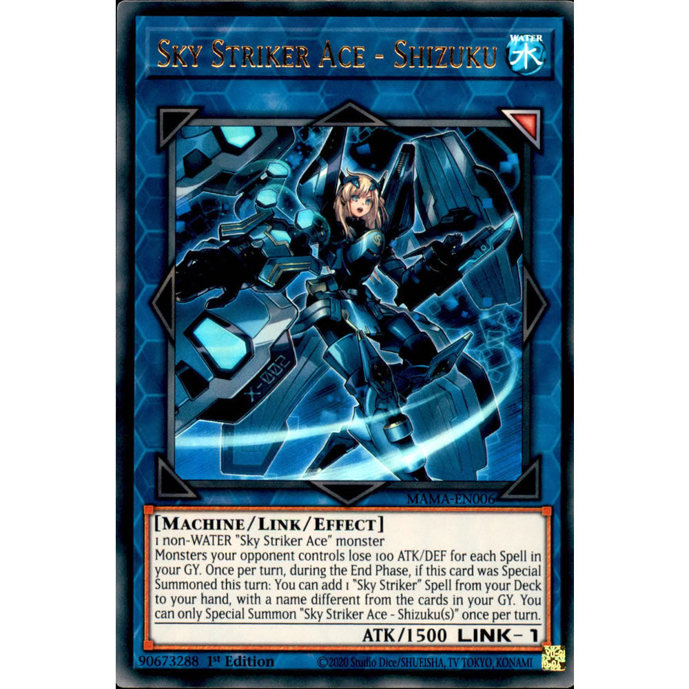 Sky Striker Ace - Shizuku MAMA-EN006 Yu-Gi-Oh! Card from the Magnificent Mavens Set
