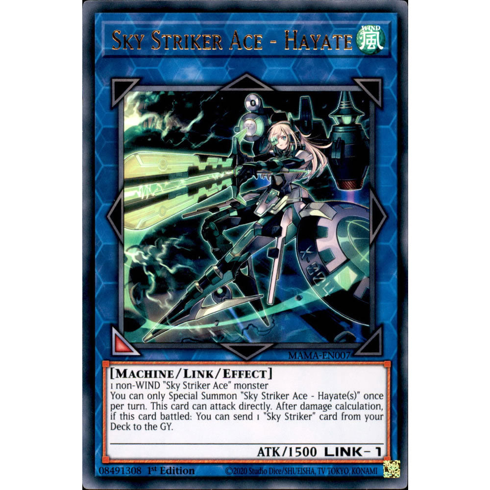Sky Striker Ace - Hayate MAMA-EN007 Yu-Gi-Oh! Card from the Magnificent Mavens Set