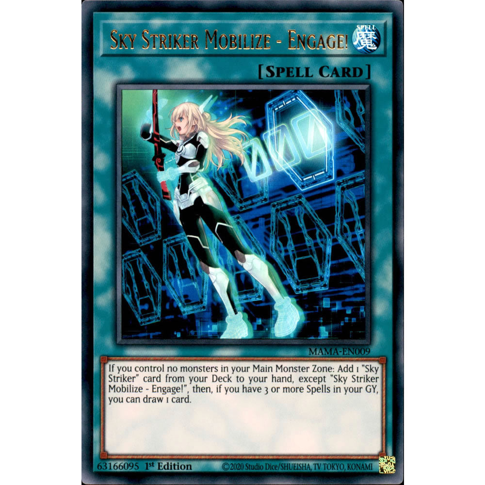 Sky Striker Mobilize - Engage! MAMA-EN009 Yu-Gi-Oh! Card from the Magnificent Mavens Set