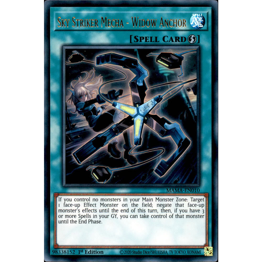 Sky Striker Mecha - Widow Anchor MAMA-EN010 Yu-Gi-Oh! Card from the Magnificent Mavens Set