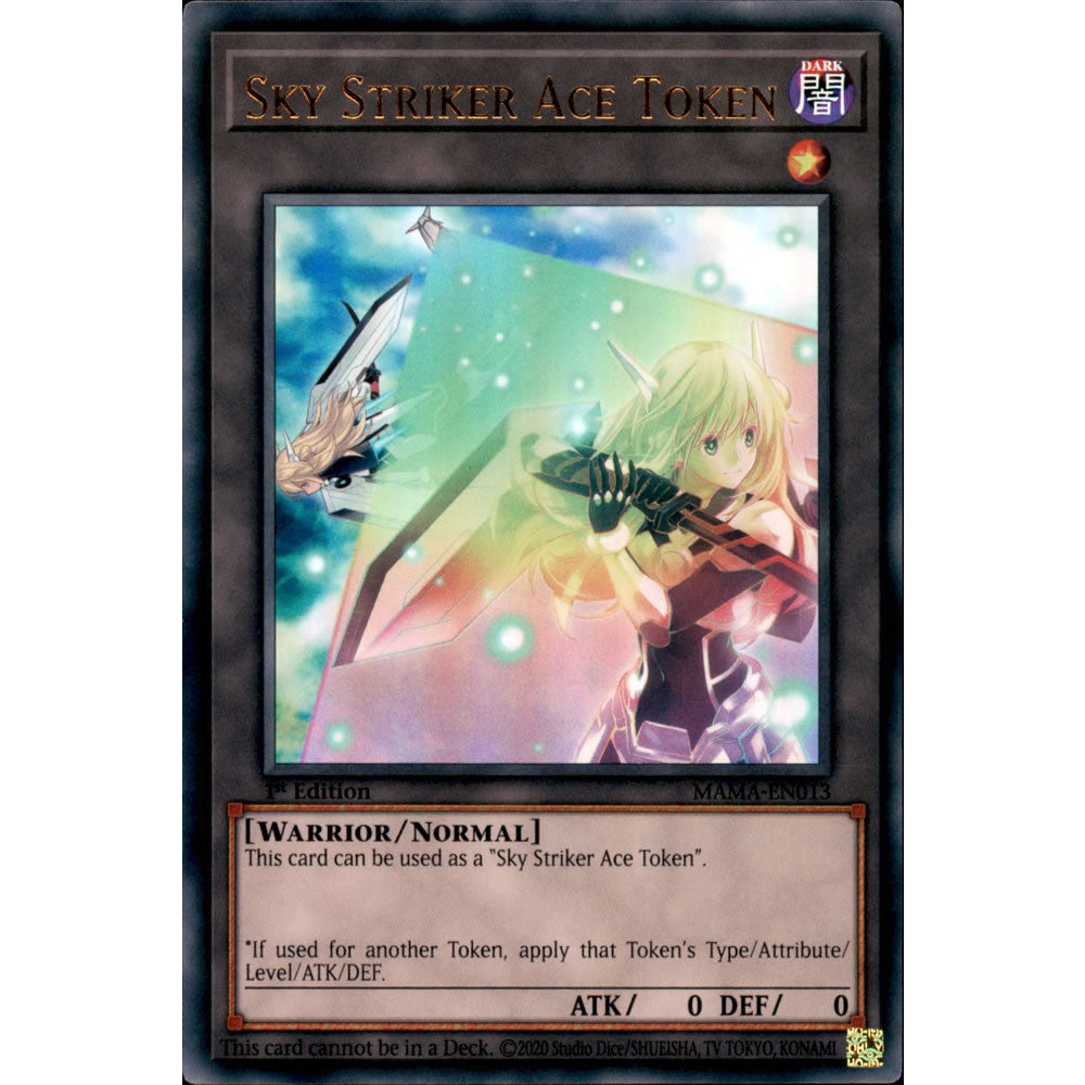 Sky Striker Ace Token MAMA-EN013 Yu-Gi-Oh! Card from the Magnificent Mavens Set
