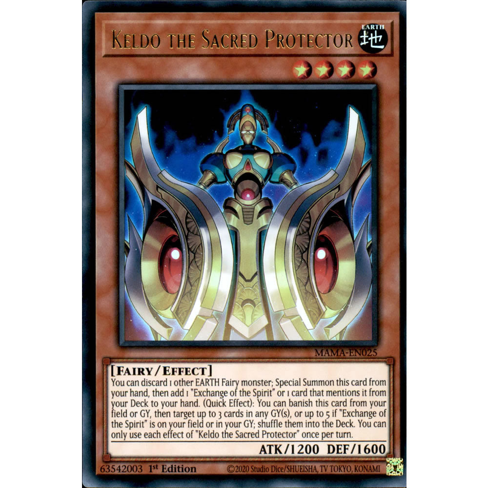 Keldo the Sacred Protector MAMA-EN025 Yu-Gi-Oh! Card from the Magnificent Mavens Set