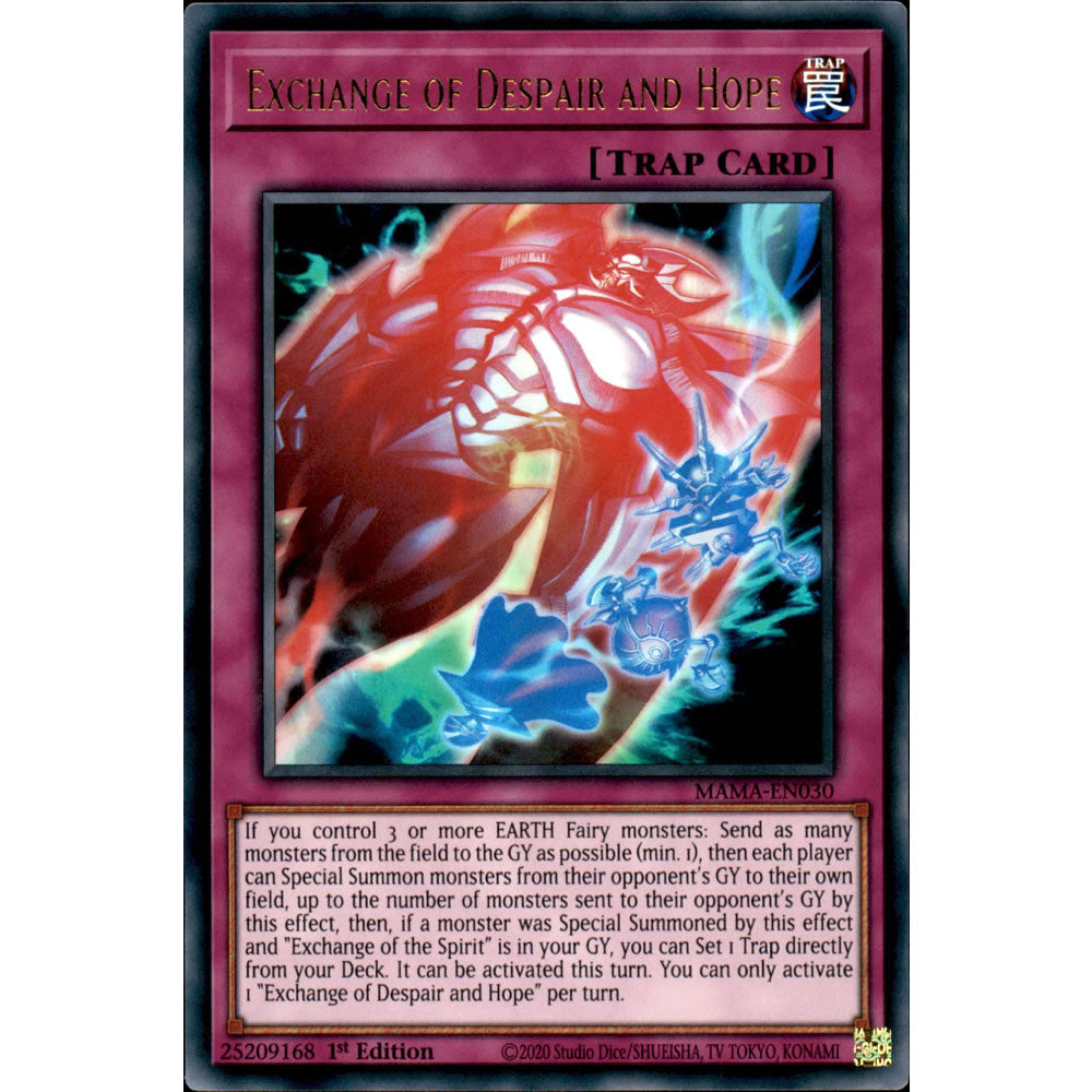 Exchange of Despair and Hope MAMA-EN030 Yu-Gi-Oh! Card from the Magnificent Mavens Set