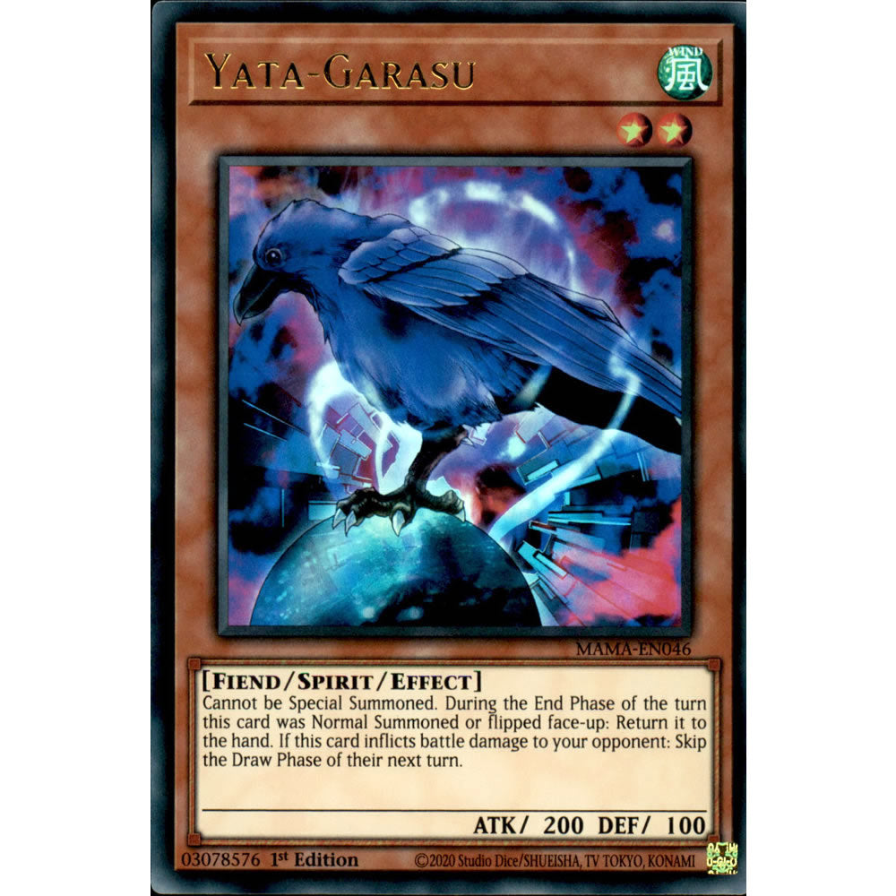 Yata-Garasu MAMA-EN046 Yu-Gi-Oh! Card from the Magnificent Mavens Set