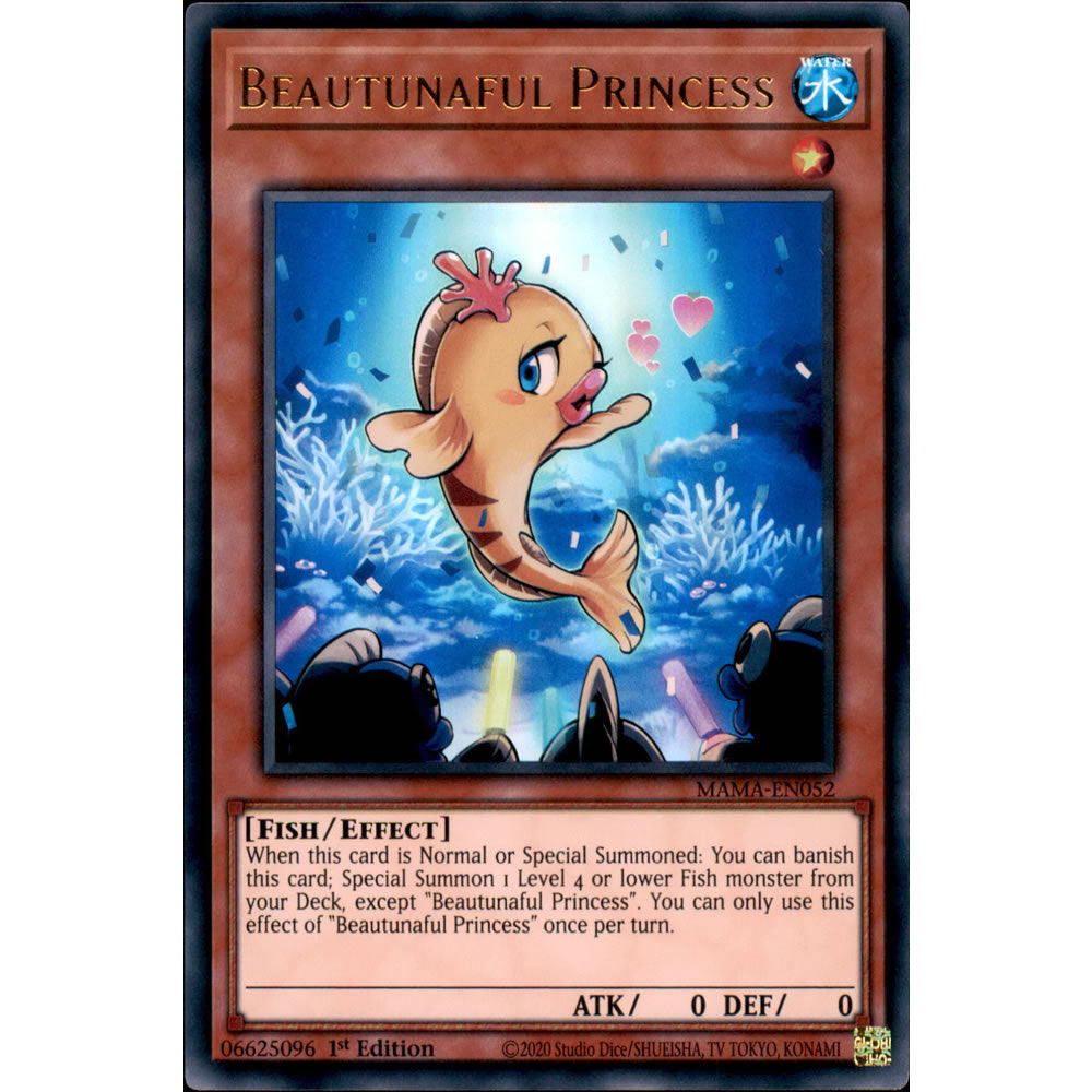 Beautunaful Princess MAMA-EN052 Yu-Gi-Oh! Card from the Magnificent Mavens Set