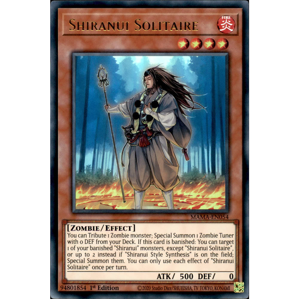 Shiranui Solitaire MAMA-EN054 Yu-Gi-Oh! Card from the Magnificent Mavens Set
