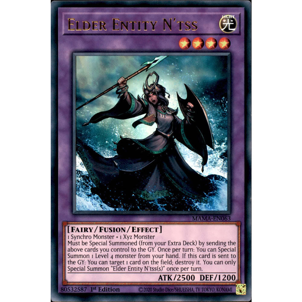 Elder Entity N'tss MAMA-EN063 Yu-Gi-Oh! Card from the Magnificent Mavens Set