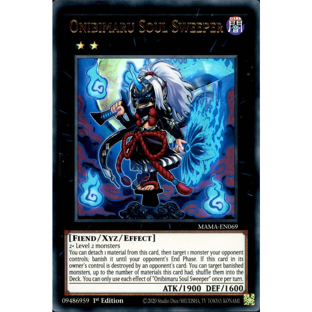 Onibimaru Soul Sweeper MAMA-EN069 Yu-Gi-Oh! Card from the Magnificent Mavens Set