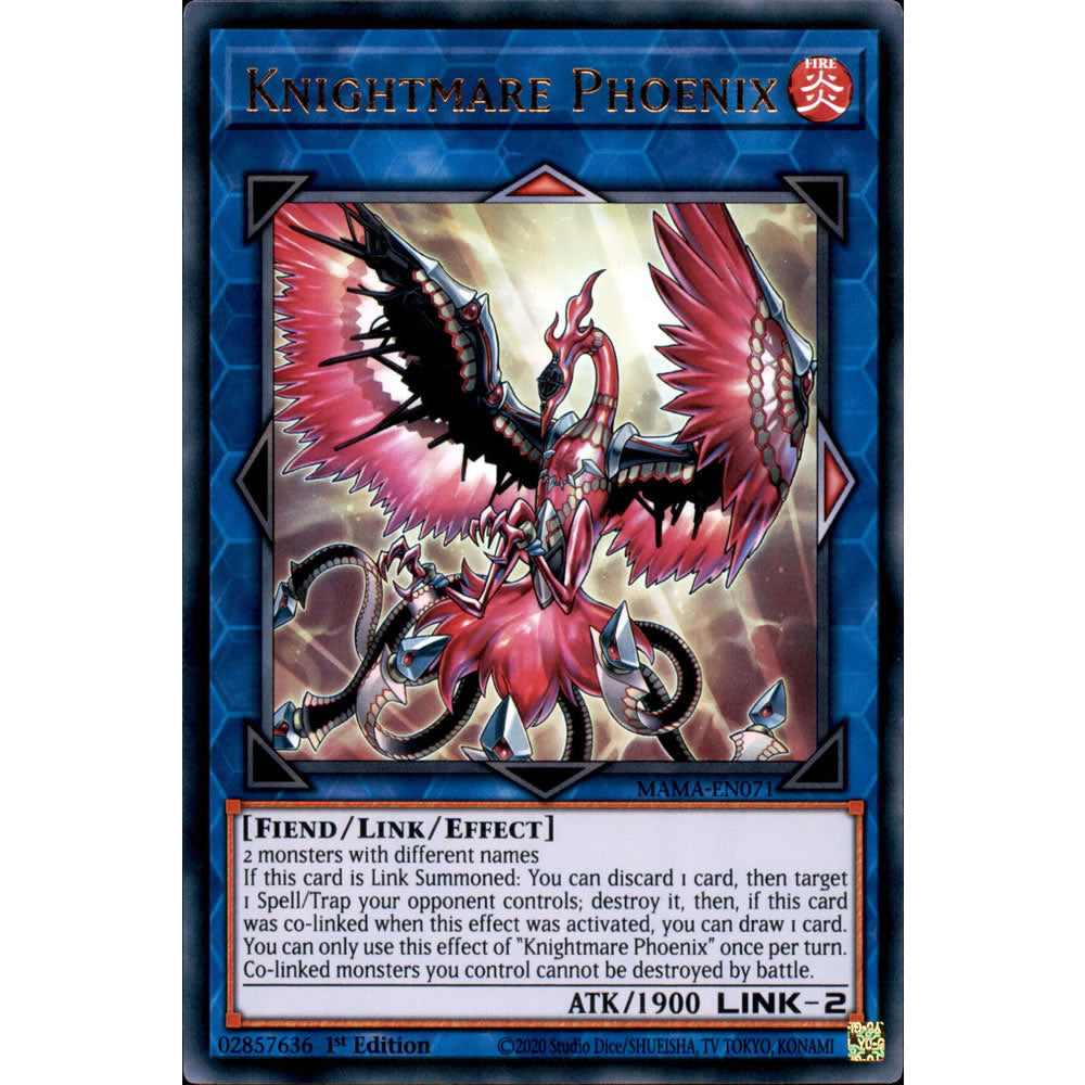 Knightmare Phoenix MAMA-EN071 Yu-Gi-Oh! Card from the Magnificent Mavens Set