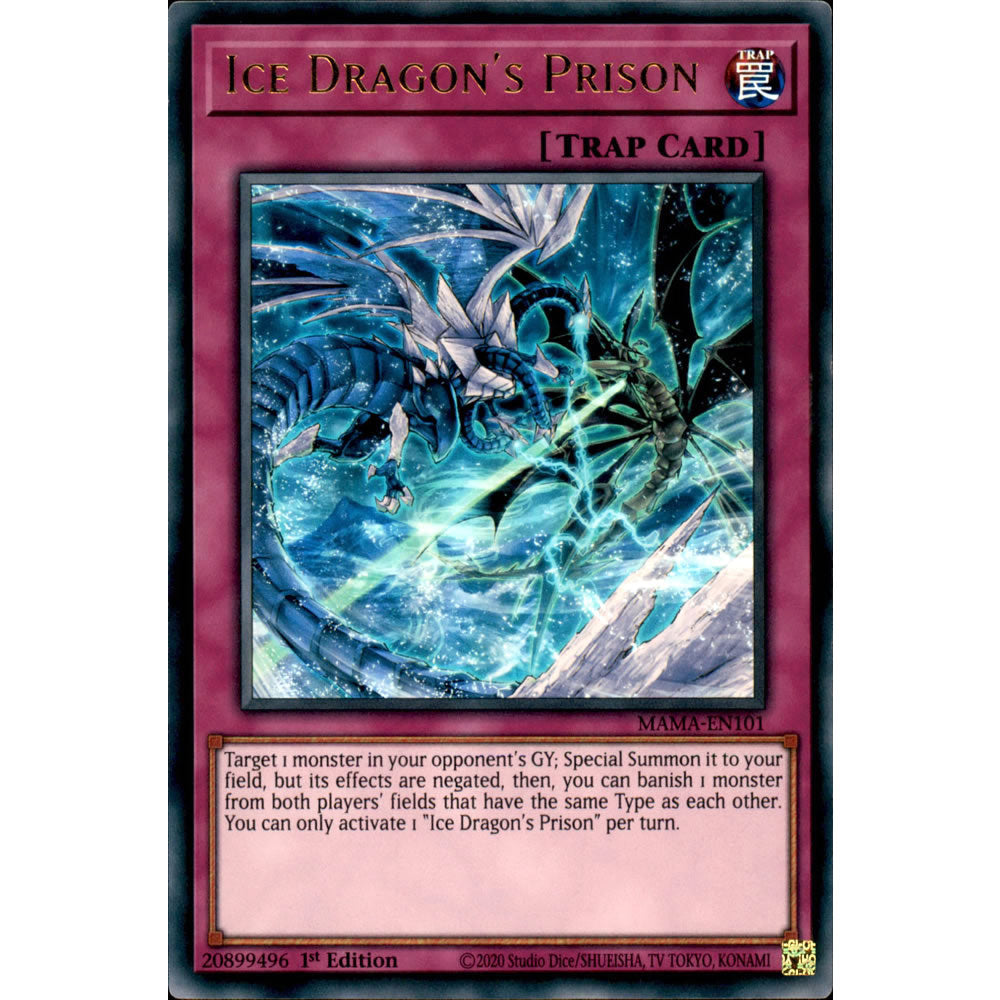 Ice Dragon's Prison MAMA-EN101 Yu-Gi-Oh! Card from the Magnificent Mavens Set