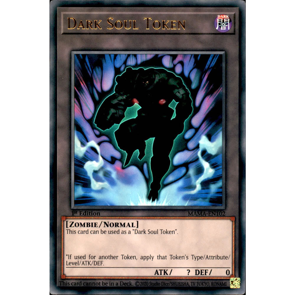 Dark Soul Token MAMA-EN102 Yu-Gi-Oh! Card from the Magnificent Mavens Set