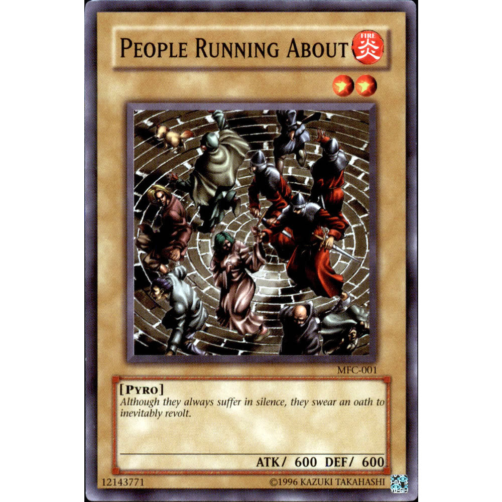 People Running About MFC-001 Yu-Gi-Oh! Card from the Magician's Force Set
