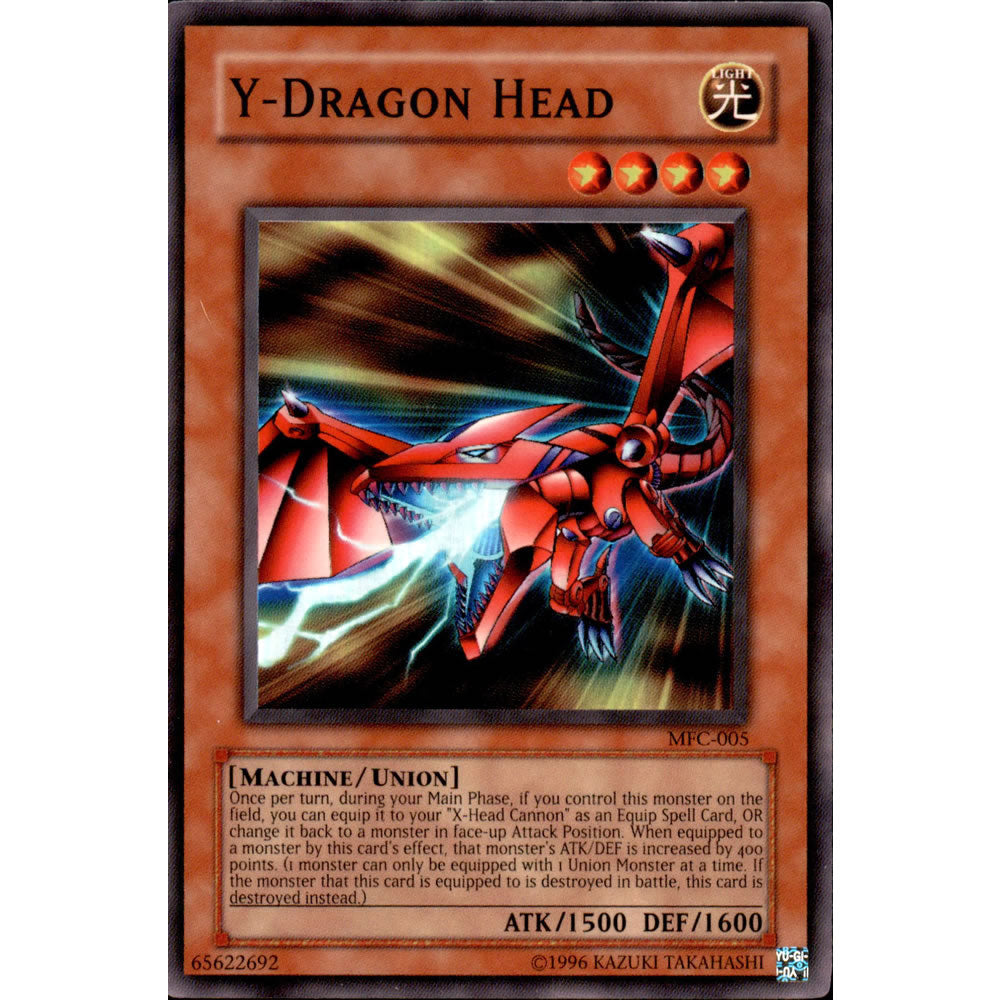 Y-Dragon Head MFC-005 Yu-Gi-Oh! Card from the Magician's Force Set