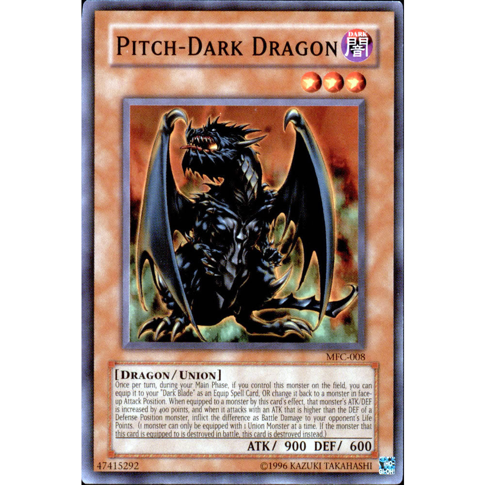 Pitch-Dark Dragon MFC-008 Yu-Gi-Oh! Card from the Magician's Force Set
