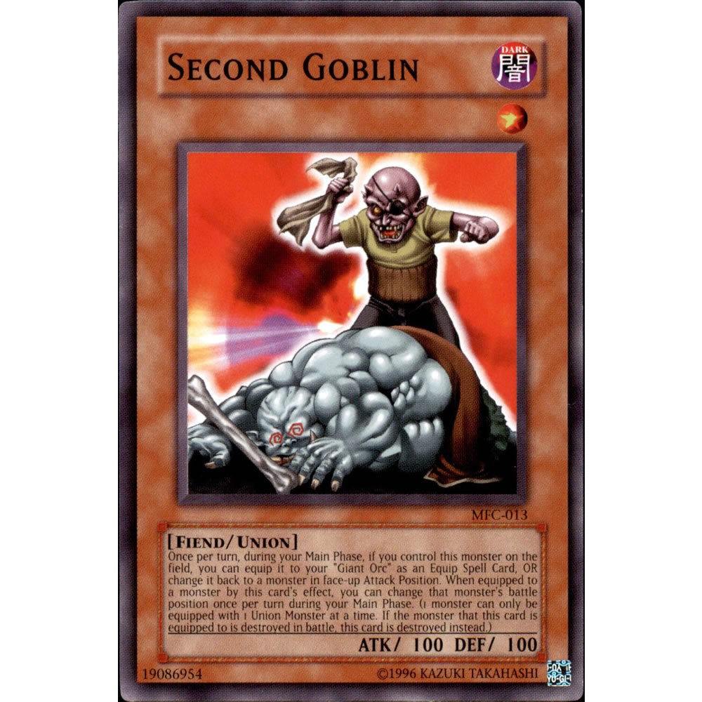 Second Goblin MFC-013 Yu-Gi-Oh! Card from the Magician's Force Set