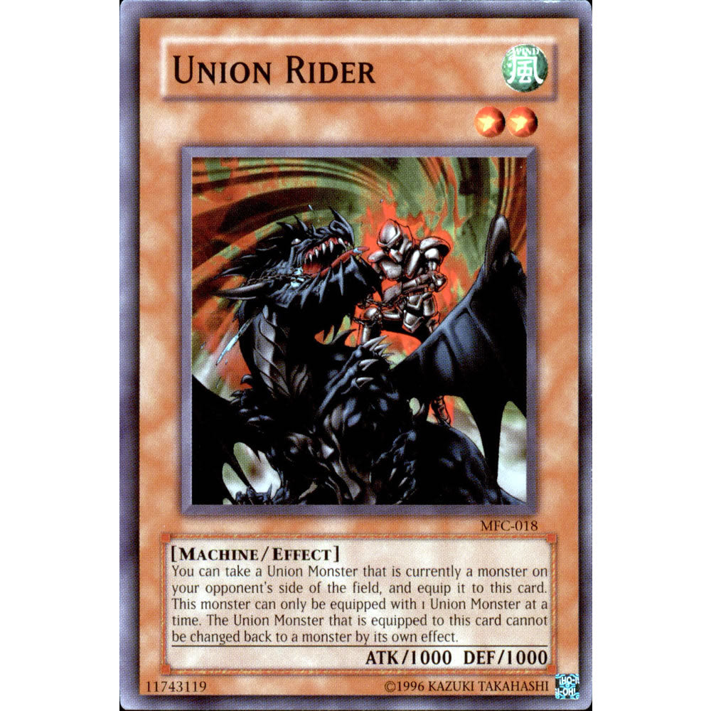 Union Rider MFC-018 Yu-Gi-Oh! Card from the Magician's Force Set