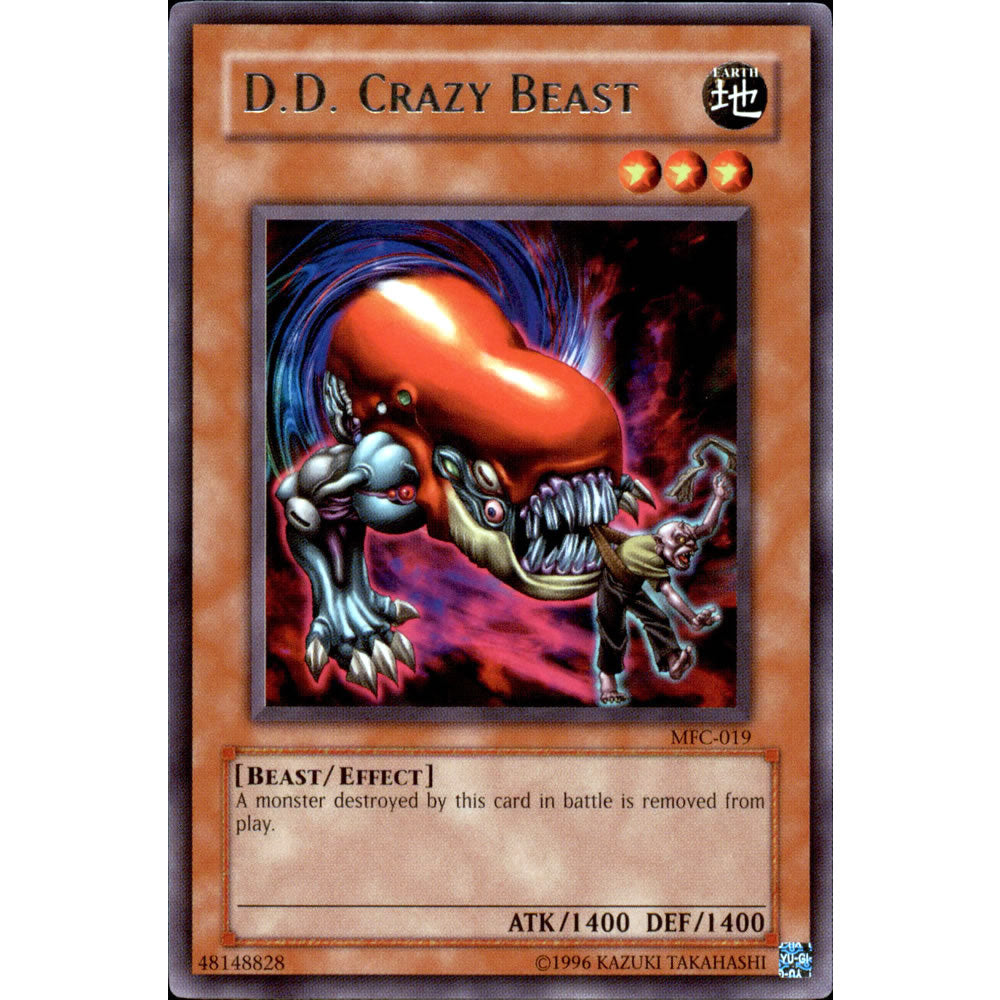 D.D. Crazy Beast MFC-019 Yu-Gi-Oh! Card from the Magician's Force Set