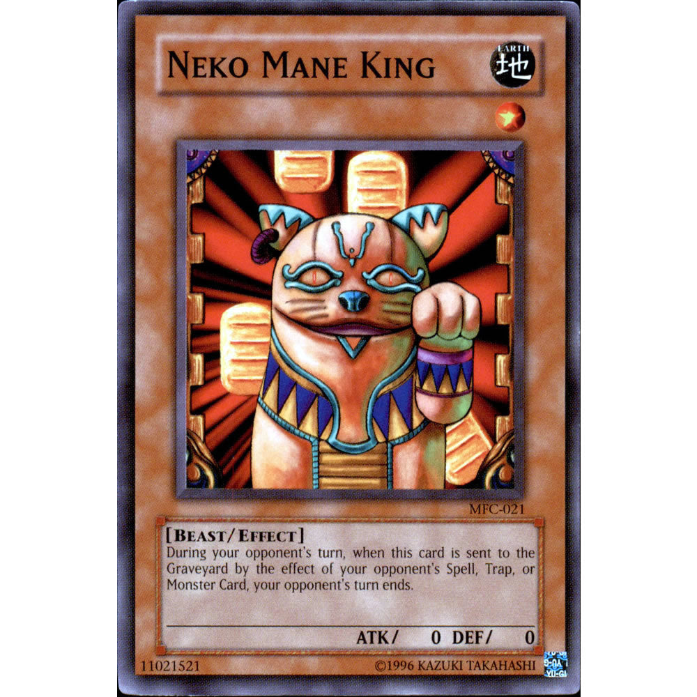 Neko Mane King MFC-021 Yu-Gi-Oh! Card from the Magician's Force Set