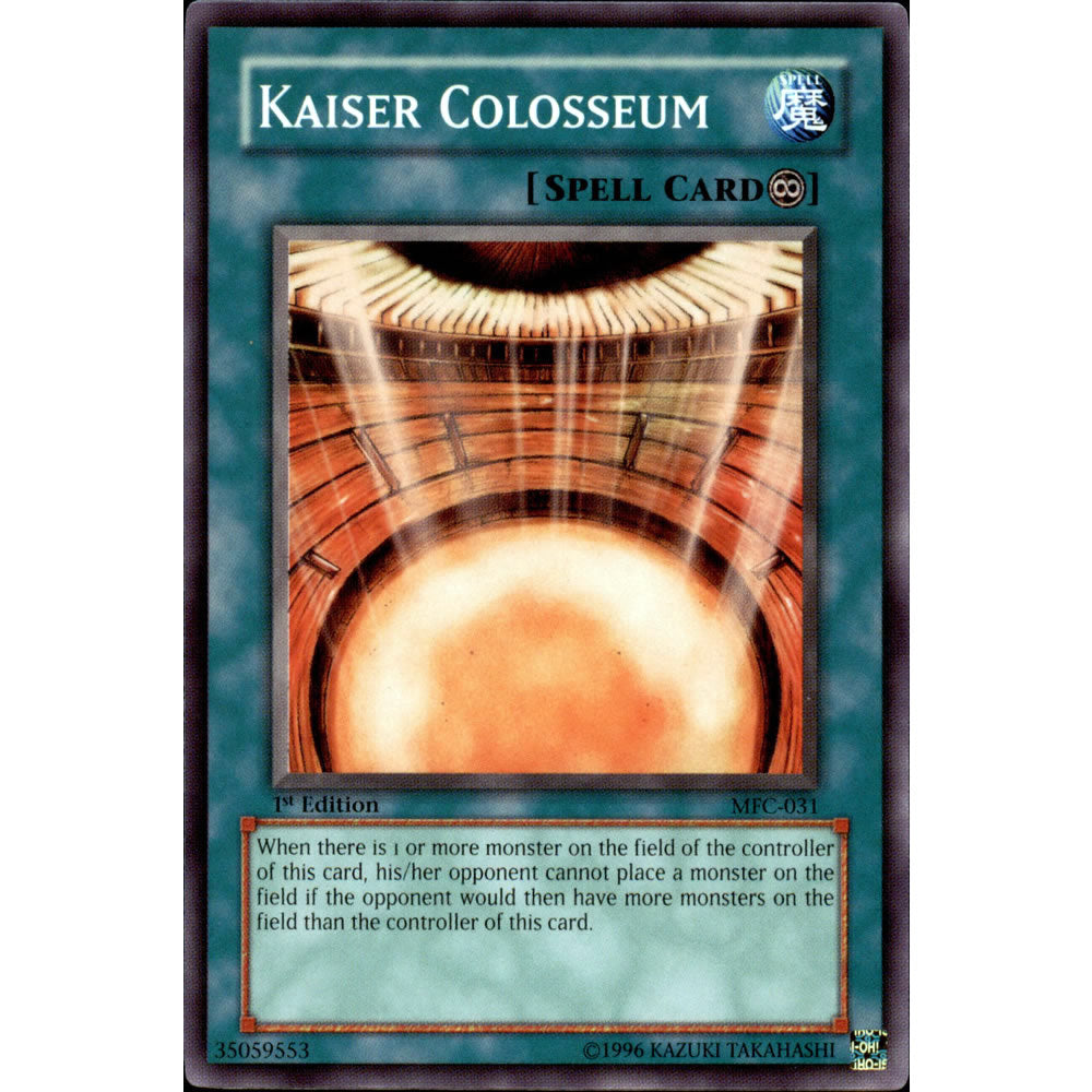 Kaiser Colosseum MFC-031 Yu-Gi-Oh! Card from the Magician's Force Set