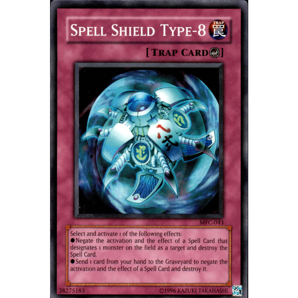 Spell Shield Type-8 MFC-043 Yu-Gi-Oh! Card from the Magician's Force Set