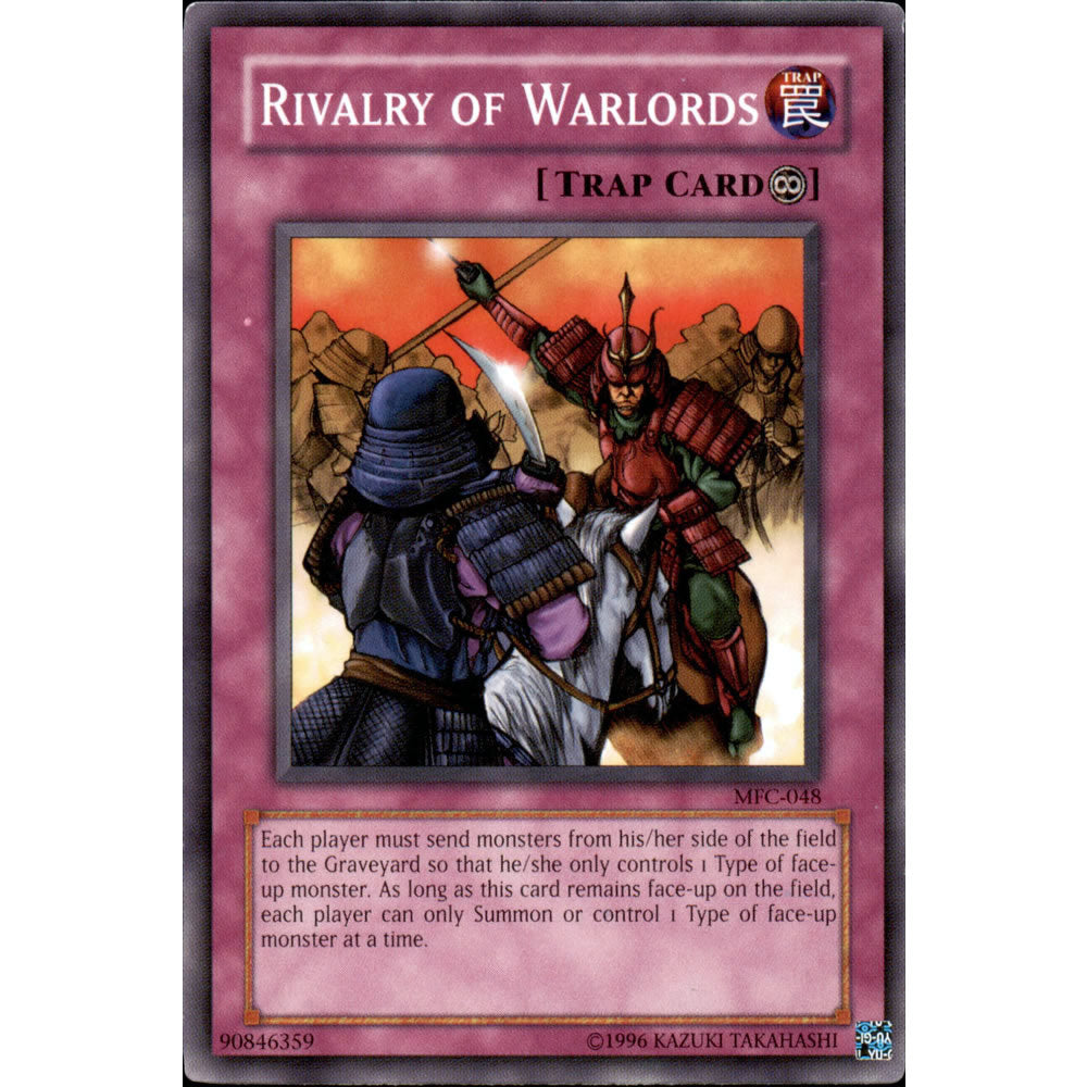 Rivalry of Warlords MFC-048 Yu-Gi-Oh! Card from the Magician's Force Set