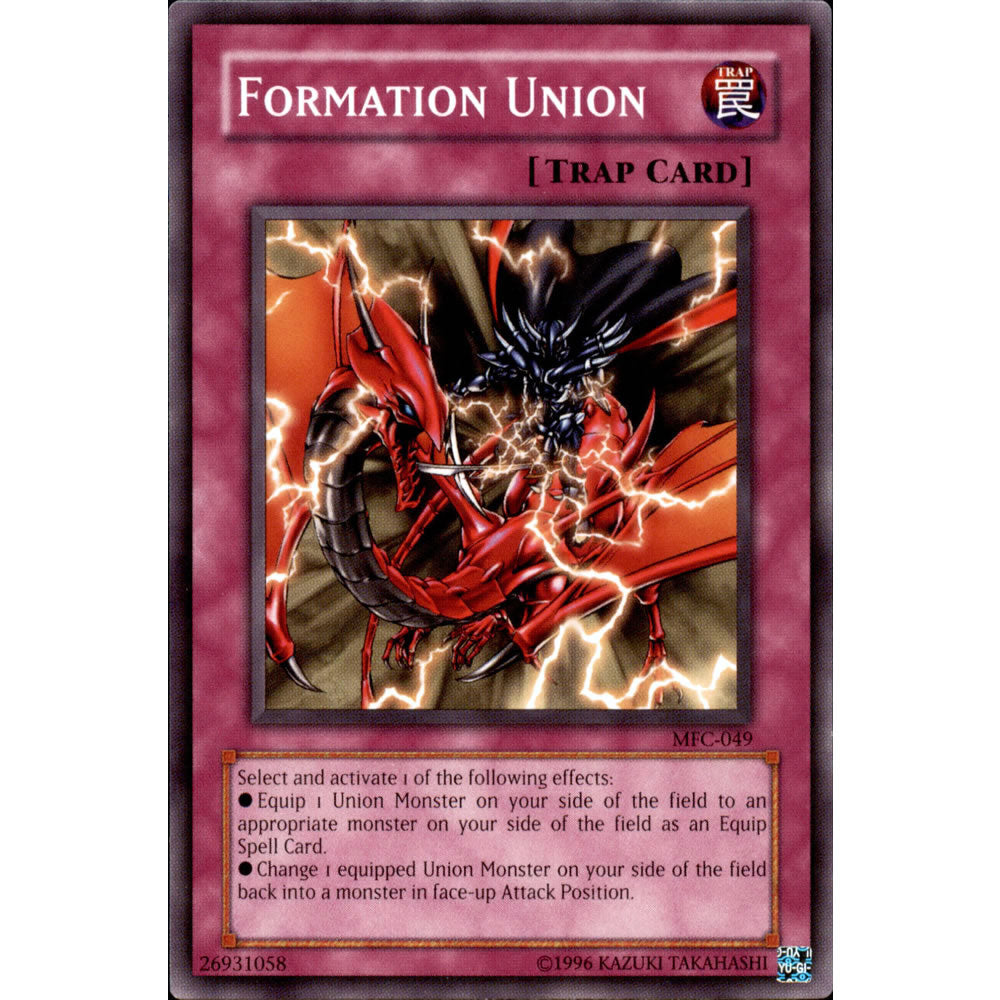 Formation Union MFC-049 Yu-Gi-Oh! Card from the Magician's Force Set